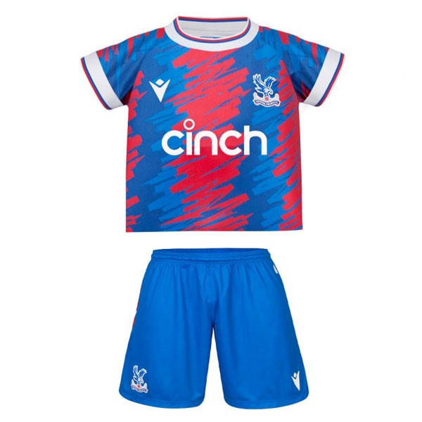 Camiseta Crystal Palace 1st Niño 2022-2023 Rojo Azul